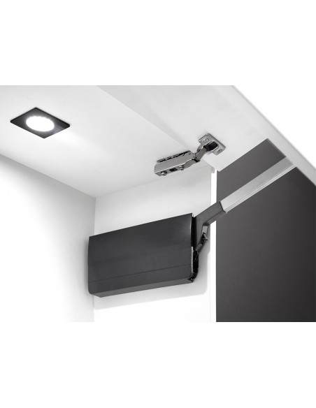Emuca Compas Agile Flap pour portes relevables doubles. 