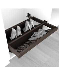 Range-chaussures extractible Moka  2