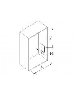 Penderie rabattable pour armoire Sling  2