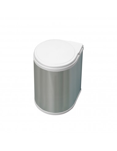 Emuca Poubelle de recyclage à fixation sur porte et conteneur de 13L 