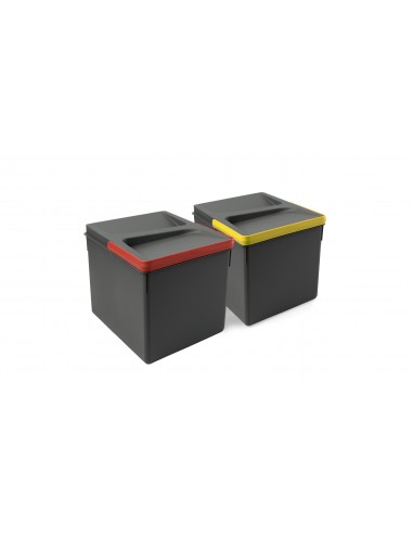 Emuca Poubelles pour tiroir de cuisine Recycle, Hauteur 216 