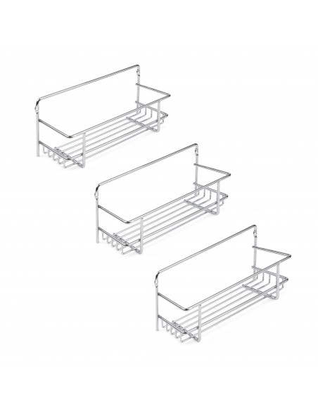 Emuca Set de 3 étagères à épices Supra pour meubles de cuisine. 