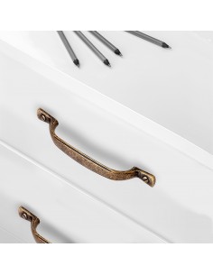 Lot de Poignées Nairobi pour meuble, entraxe 96 mm, Zamak, Bronze, 20 ut.  2