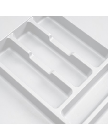 Range-couverts Optima pour tiroir de cuisine Vertex/Concept 500, module 600 mm .Panneau 16mm, Plastique, blanc 