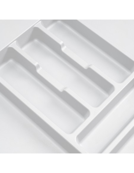 Range-couverts Optima pour tiroir de cuisine Vertex/Concept 500, module 800 mm .Panneau 16mm, Plastique, blanc 