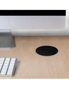Multiconnecteur élevable Vertikal, EU, Peint en noir, Plastique et Aluminium  2