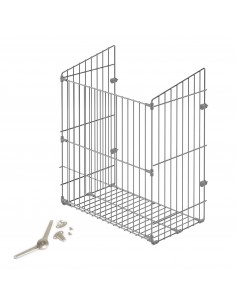 Panier à linge chromé para modulo, Acier 