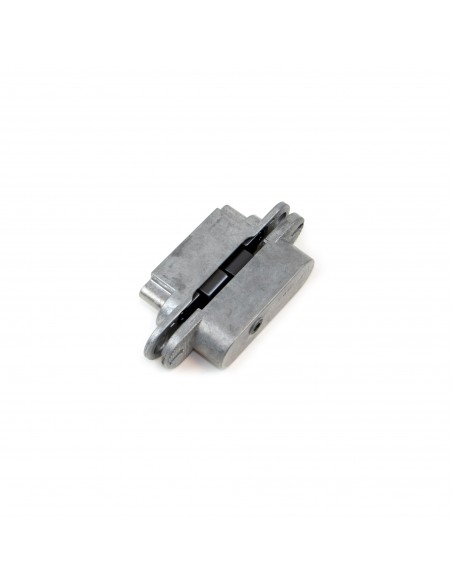 Charnière invisible pour portes, charge de 40 kg, ouverture de 180º, zamak, noir, 2 un. 