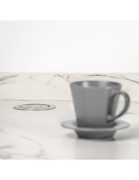 Multiconnecteur élevable Vertikal A+C, EU, Peint en aluminium, Plastique et Aluminium, 1 ut. 