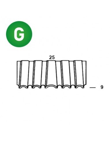 Agrafes croco WN-09 / 25 