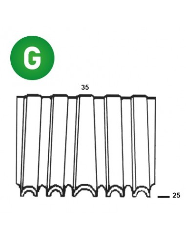 Agrafes croco WN-25 / 35  