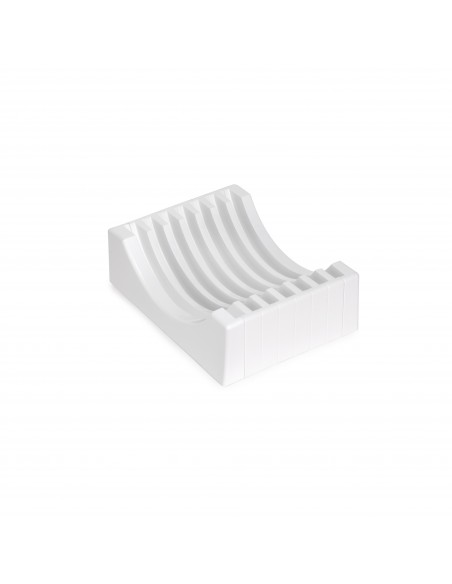 Porte-assiettes pour meuble avec capacité 13 assiettes, Plastique blanc 