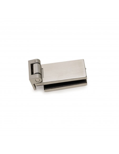 Charnière pour porte en verre avec garniture en acier inoxydable, charnière horizontale avec embout de 34mm, pour porte de 8-12m