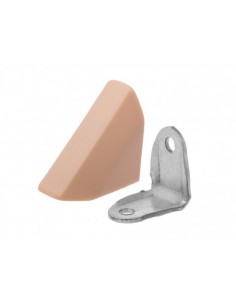 Equerre métallique avec capuchon plastique 2